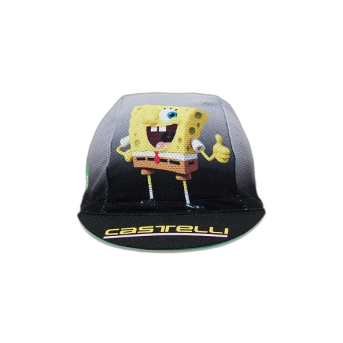 Supreme x Spongebob Squarepants x Castelli Cycling Cap 'Black'