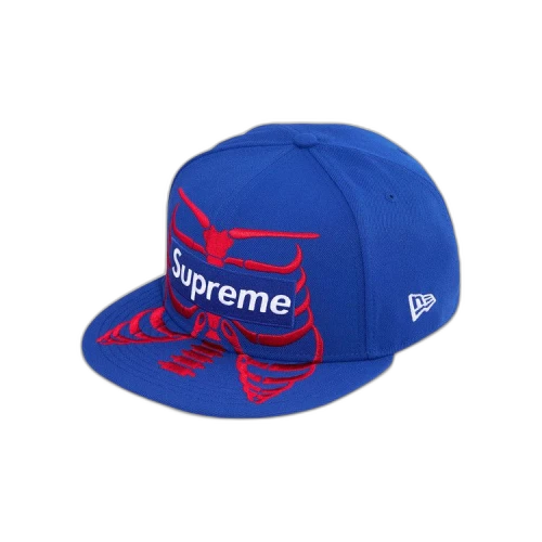 Supreme Bones Box Logo New Era 'Royal'