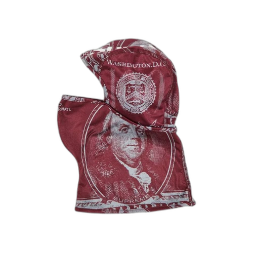 Supreme Lightweight Balaclava 'Burgundy Money'