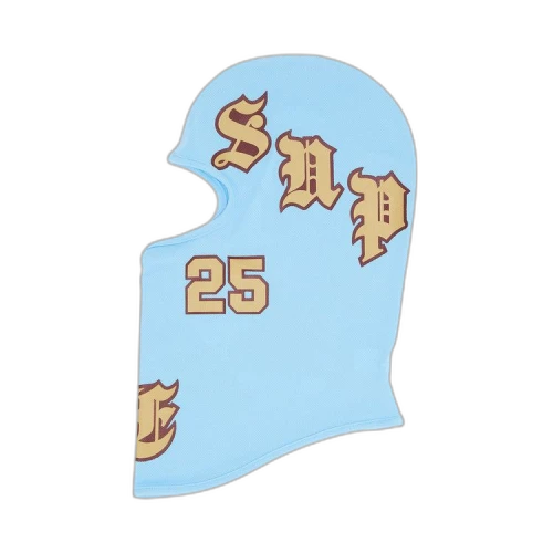 Supreme Old English Lightweight Balaclava 'Light Blue'