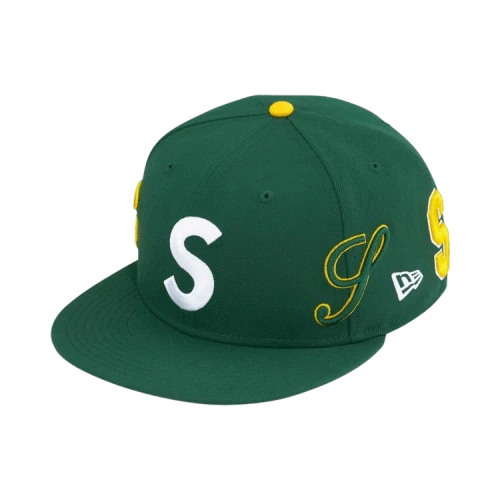 Supreme Multi S Logo New Era 'Green'