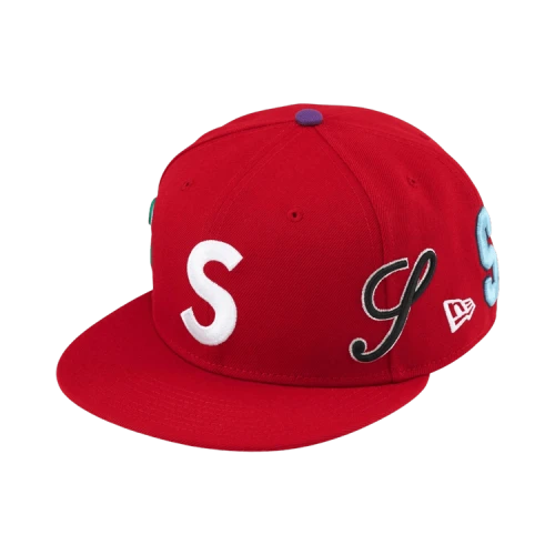 Supreme Multi S Logo New Era 'Red'