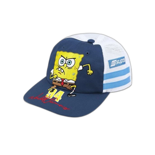 Supreme x Spongebob Squarepants x Jeff Hamilton Mesh Back 6-Panel 'Navy'