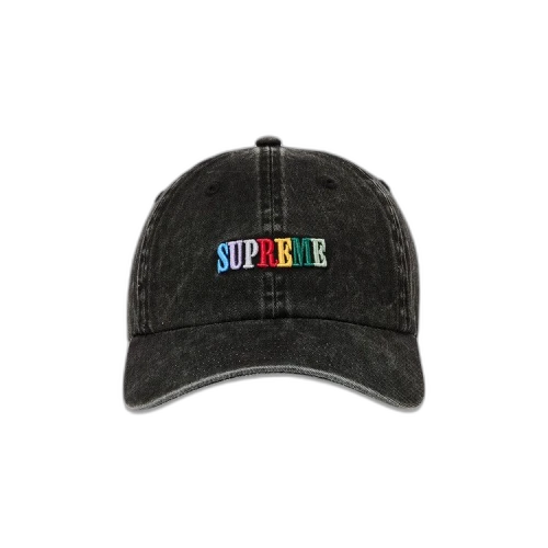 Supreme Pigment Dye 6-Panel 'Black'