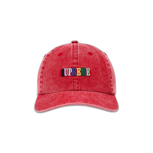 Supreme Pigment Dye 6-Panel 'Red'