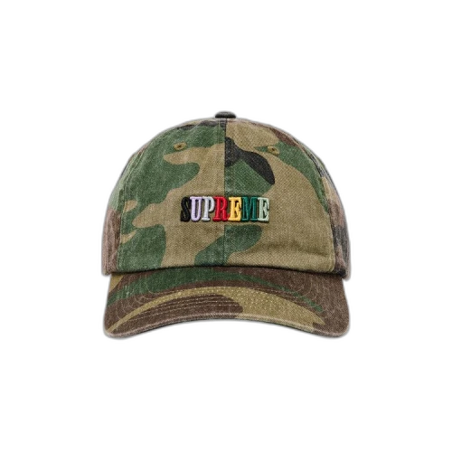 Supreme Pigment Dye 6-Panel 'Woodland Camo'
