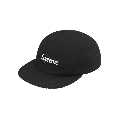 Supreme Reversible Terry Camp Cap 'Black'