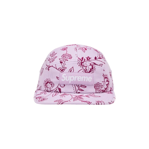 Supreme Floral Jacquard Camp Cap 'Lavender'