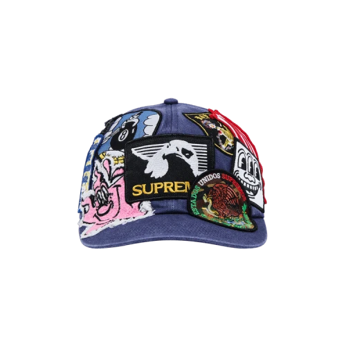 Supreme Patches 6-Panel 'Navy'