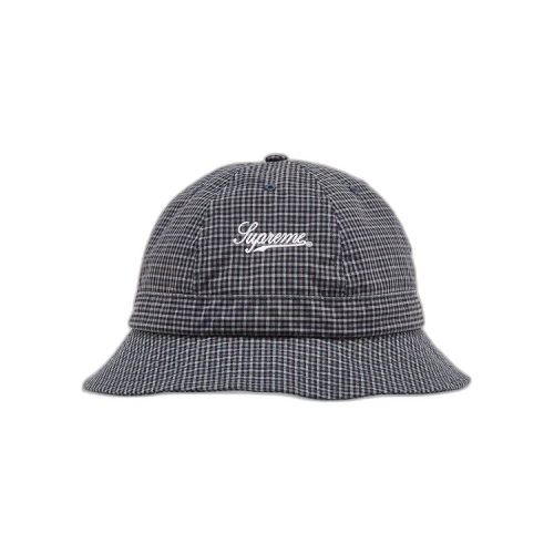Supreme x Cordura Plaid Bell Hat 'Black'