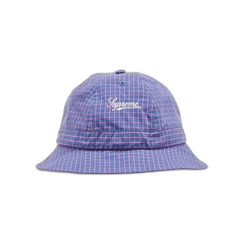 Supreme x Cordura Plaid Bell Hat 'Blue'