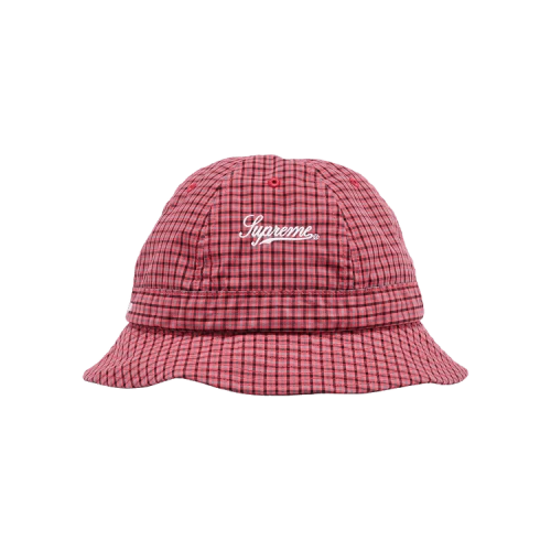 Supreme x Cordura Plaid Bell Hat 'Red'
