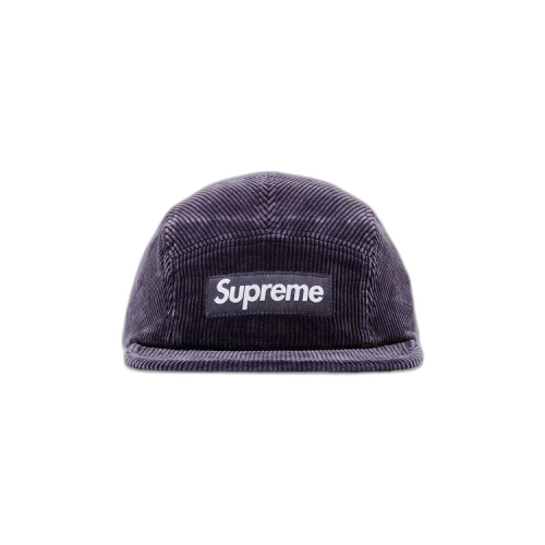 Supreme Corduroy Camp Cap 'Navy'
