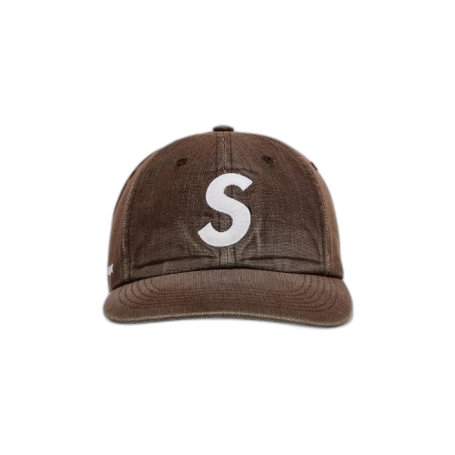 Supreme Cordura Denim S Logo 6-Panel 'Brown'