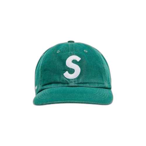 Supreme Cordura Denim S Logo 6-Panel 'Green'