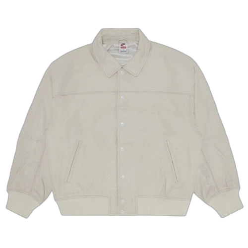 Supreme x Nike Leather Varsity Jacket 'Snakeskin'