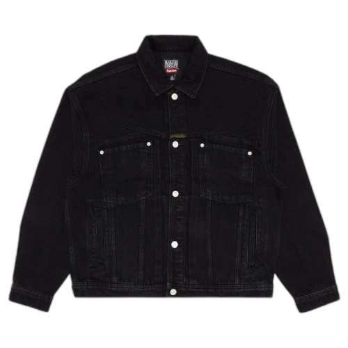 Supreme x Martithé + François Girbaud X-Seam Denim Trucker Jacket 'Black'