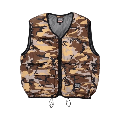 Supreme x Martithé + François Girbaud Down Puffer Vest 'Camo'