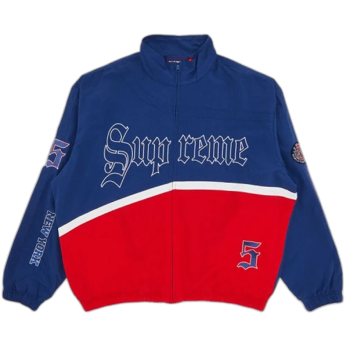 Supreme Old English Track Jacket 'Light Navy'
