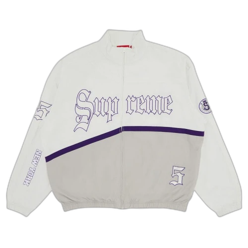 Supreme Old English Track Jacket 'White'