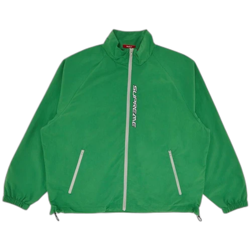 Supreme Contrast Zip Track Jacket 'Green'