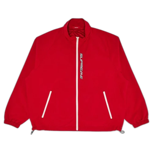 Supreme Contrast Zip Track Jacket 'Red'