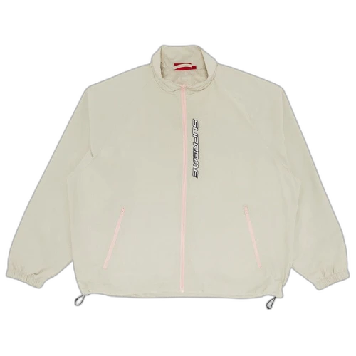 Supreme Contrast Zip Track Jacket 'Tan'