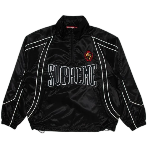 Supreme Satin Piping Pullover 'Black'