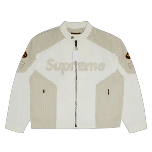 Supreme x Vanson Leathers x Cordura Cotton Jacket 'White'