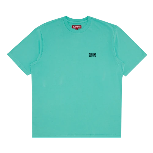 Supreme Warm Up Washed Short-Sleeve Top 'Aqua'