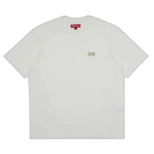 Supreme Warm Up Washed Short-Sleeve Top 'White'