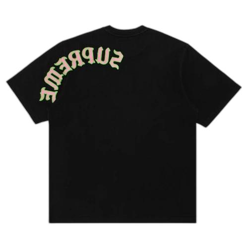 Supreme Brushed Arc Short-Sleeve Top 'Black'