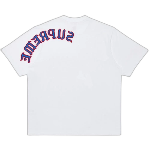Supreme Brushed Arc Short-Sleeve Top 'White'