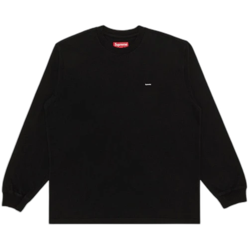 Supreme Small Box Long-Sleeve Tee 'Black'