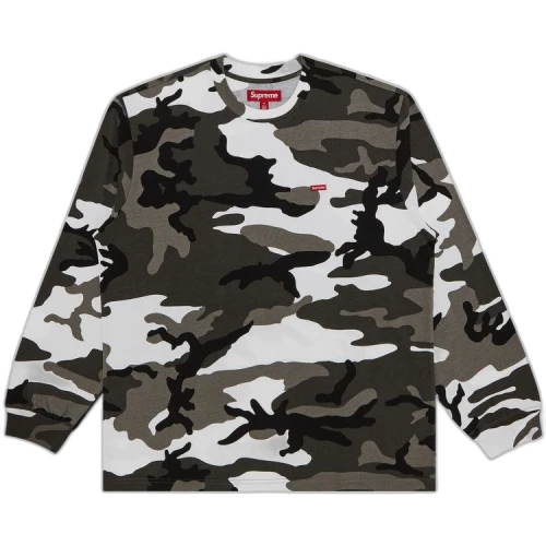 Supreme Small Box Long-Sleeve Tee 'Snow Camo'