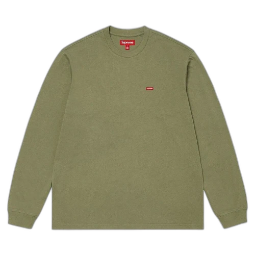 Supreme Small Box Long-Sleeve Tee 'Washed Olive'