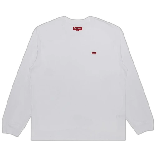 Supreme Small Box Long-Sleeve Tee 'White'