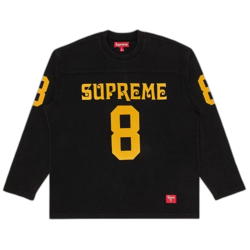 Supreme Affiliated Long-Sleeve Football Top 'Black'