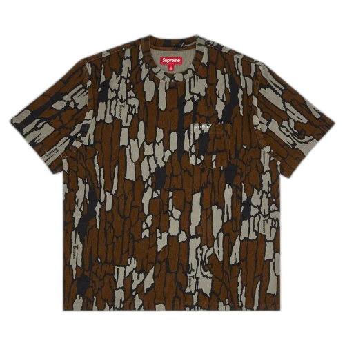 Supreme Short-Sleeve Pocket Tee 'Mossy Oak Trebark Camo'