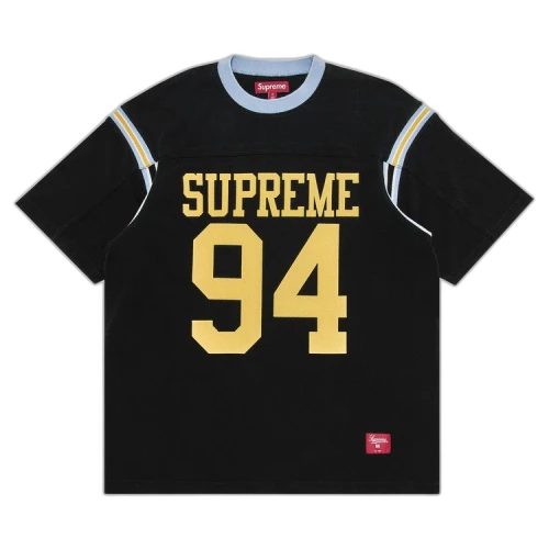 Supreme Split Short-Sleeve Football Top 'Black'