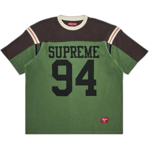 Supreme Split Short-Sleeve Football Top 'Green'