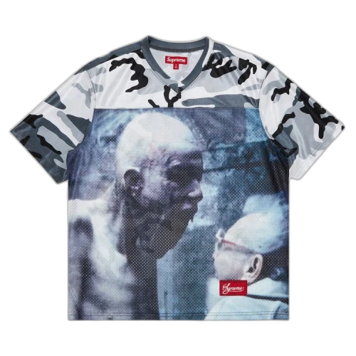 Supreme x Aphex Twin Football Jersey 'Snow Camo'