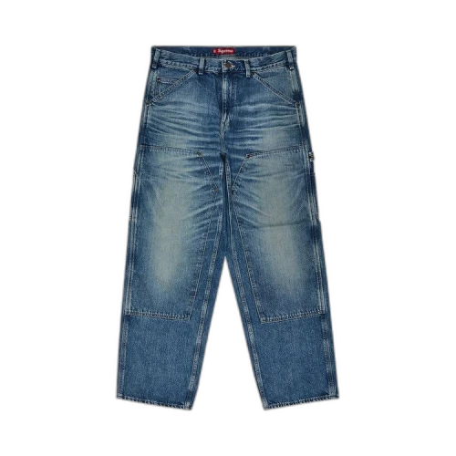 Supreme Worn Double Knee Painter Pant 'Denim'