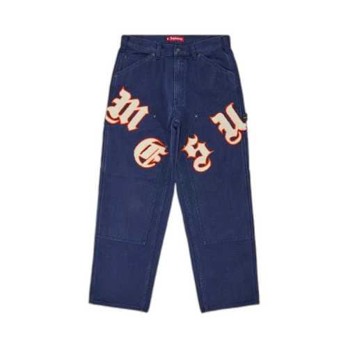 Supreme Old English Canvas Double Knee Painter Pant 'Navy'