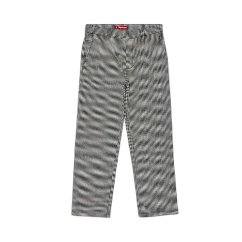 Supreme Work Pant 'White Houndstooth'