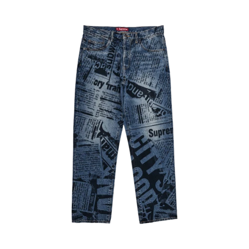 Supreme Regular Jean 'Newspaper'