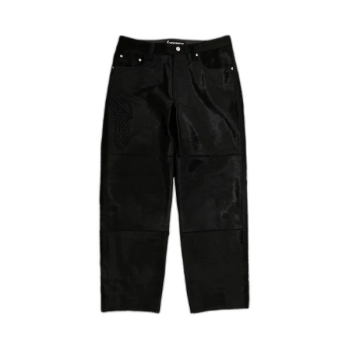 Supreme Ponyhair Loose Fit 5-Pocket Jean 'Black'