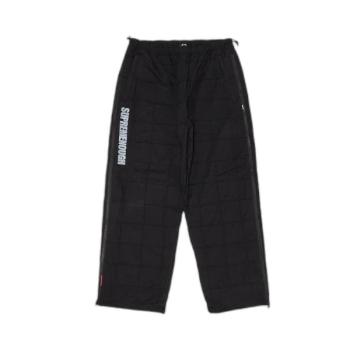 Supreme x Goodenough Patchwork Madras Full Zip Track Pant 'Black'