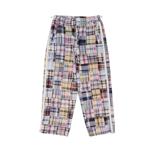 Supreme x Goodenough Patchwork Madras Full Zip Track Pant 'Multicolor'