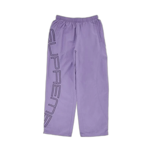 Supreme Spellout Embroidered Track Pant 'Dusty Purple'
